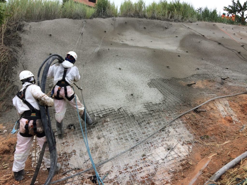 Obra 739 - Execução de contenção, drenagem e terraplenagem - MRS Logística S/A