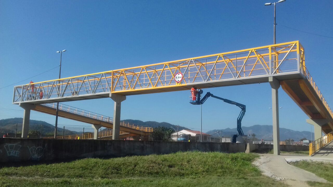 Manutenção de três passarelas de pedestres – Autopista Fluminense S.A.