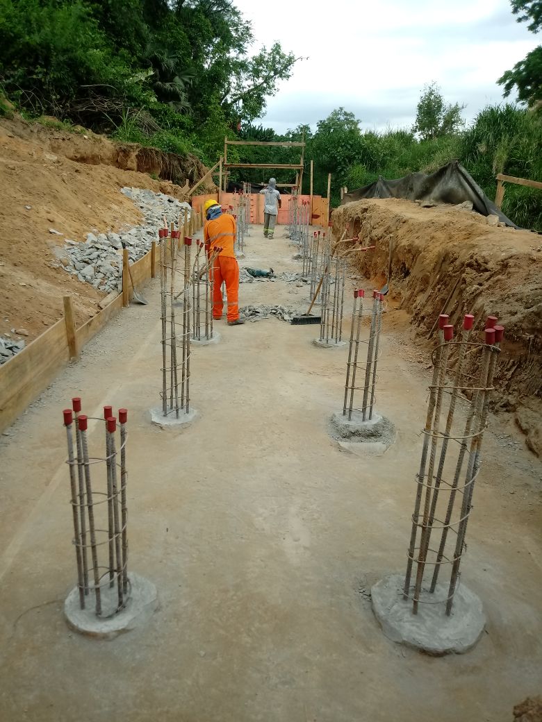 Contenções em duas frentes – Obra 759 com a MRS – Quatis e Paulo de Frontin