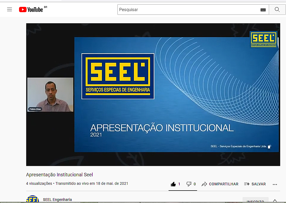 ASSISTA AQUI A “APRESENTAÇÃO INSTITUCIONAL DA SEEL”