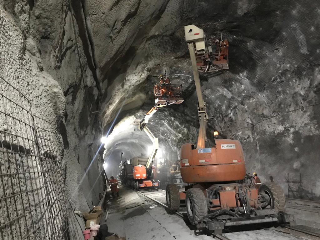 ALTA QUALIDADE EM REVITALIZAÇÃO DO TÚNEL 78 DA MRS LOGÍSTICA EM ITABIRITO (MG) PROJETOU MAIS TRECHOS DE OBRAS